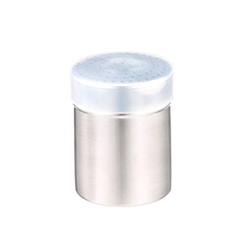 KitchenCraft Stainless Steel Medium-Hole Flour Dredger/Icing Sugar Shaker, Silver