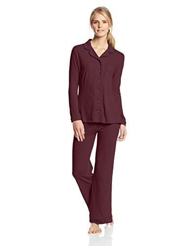Only Hearts Women's Maternity Organic Cotton Piped Pjs