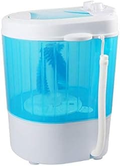 Portable Mini Washing Machine Wash Shoes Wash Clothes and Spin-dry, Semi-Automatic, 10 lbs Capacity,Mini Washer for Apartments Camping Dorms Business Trip College Rooms