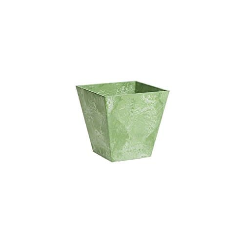ArtStone 35061 Ella Square Planter, Sage, 6-Inch, 6"