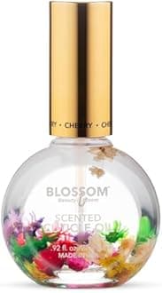 Blossom Cuticle Oil for Nails, Hydrating, Moisturizing, Scented Nail Oil Cuticle Care, Infused with Real Flowers, Made in USA, 0.92 fl. oz, Cherry