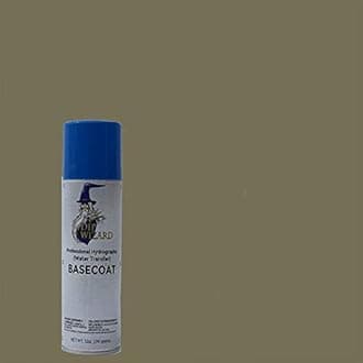 Dip Wizard Hydrographic Paint 12 Ounce Aerosol Spray Can Base Coat Hydro Graphic Film Water Transfer Printing Hydro Dipping Dip Paint (Organic Green)