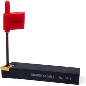 21-Piece Indexable Lathe Turning Tool Kit - 5/8 (16mm) Shank 7 Metal Lathe Tool Holders and 14 Carbide Inserts for Precision Turning, Grooving, Threading, and Boring