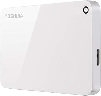 Toshiba Canvio Advance 1TB Portable External Hard Drive USB 3.0, White (HDTC910XW3AA)