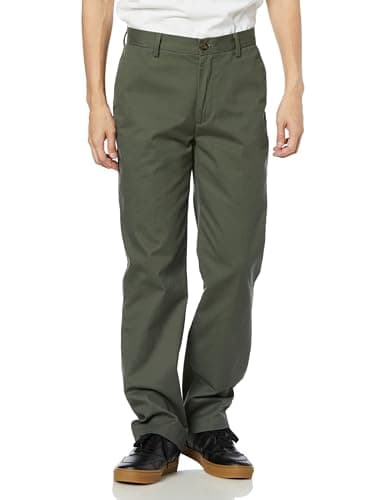 Amazon Essentials Men's Chino Pants, No-Tuck, Wrinkle Resistant, Classic Fit