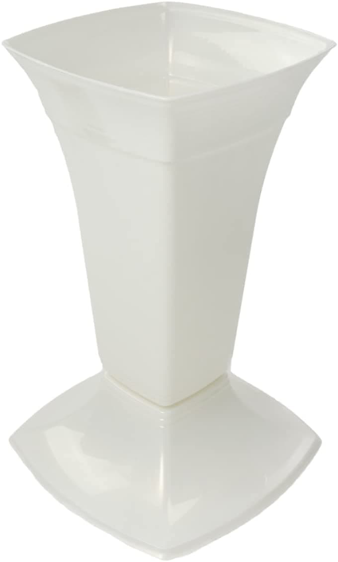 Flakon niski Etna - biała perła -