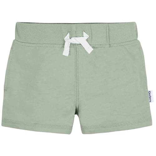 Gerber boys Toddler 3-pack Pull-on Knit Shorts Casual Shorts (pack of 3)