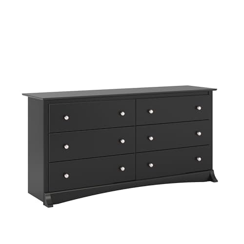 Prepac Black Sonoma 6 Drawer Dresser