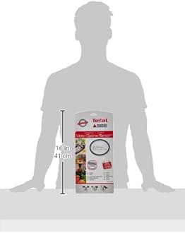 TEFAL Gasket for 4.5-6-7.5L Stainless steel Pressure cooker,Black,220 mm , 792189