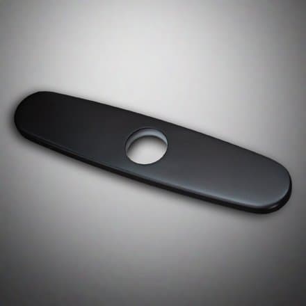 GotHobby 8" Kitchen Sink Faucet Hole Cover Deck Plate Escutcheon, Oil Rubbed Bronze