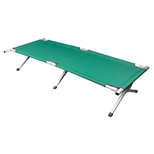 Deluxe Heavy-duty Military Folding Cot (500 pound capacity) Green