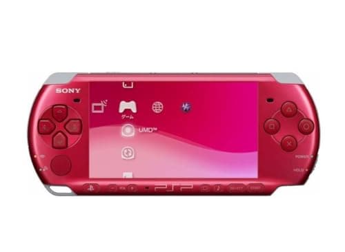 Psp 3006 Red Color with 46 Games