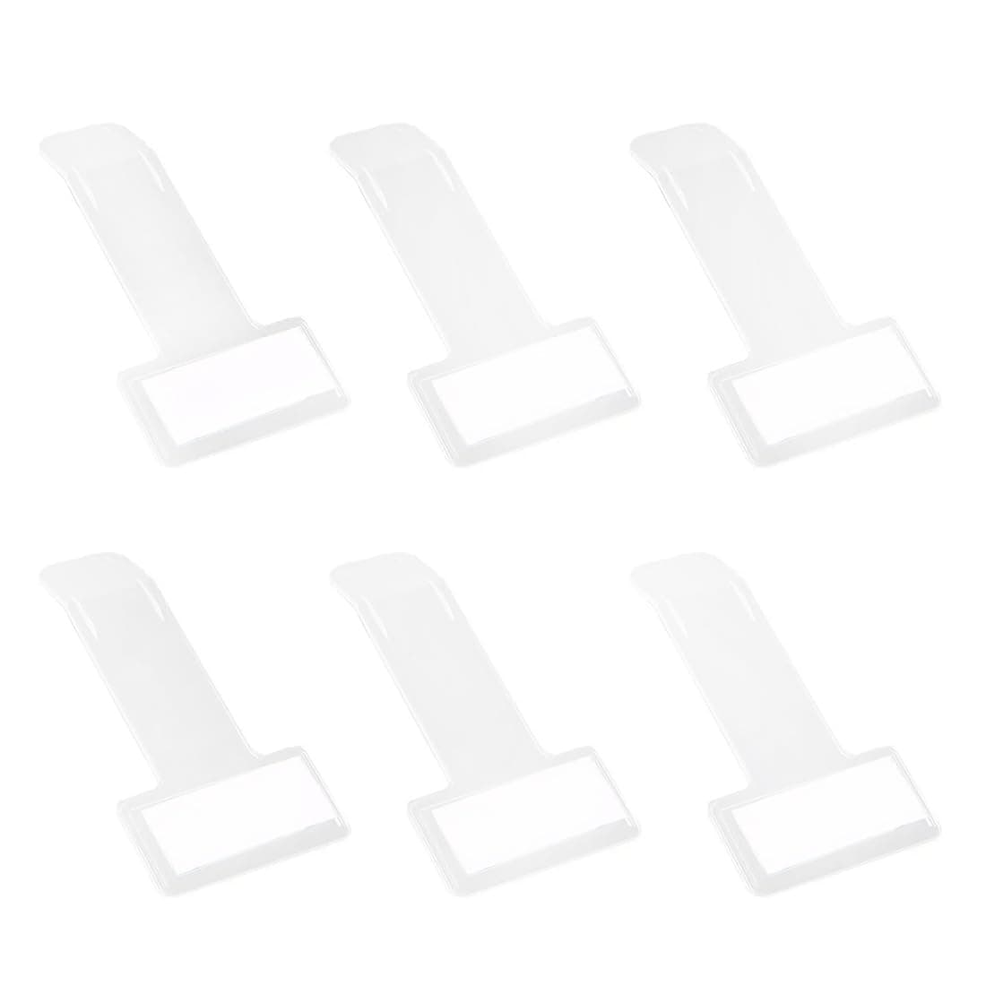 AAED 6 Pieces Parking Ticket Holder, Windshield Ticket Clip, Parking Card Holder, Clear Car Windshield Ticket Holder Clip