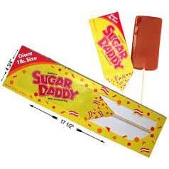 Sugar Daddy Giant Milk Caramel Pop - Giant 1lb. Size