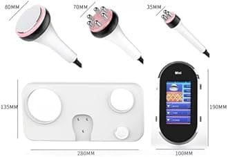 3 in 1 Cavitation Machine,RF 40K Cavitation Ultrasound Convenient for Home Use,Multifunctional Beauty Machine Body Massager,for Face, Abdomen, Buttocks and Thighs