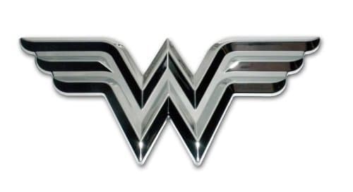 DC Comics Wonder Woman Symbol Premium Chrome Auto Emblem
