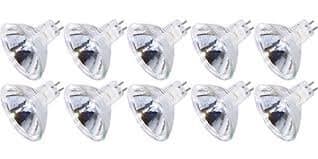 HC Lighting - MR16 20W 12V BAB Halogen Flood Lamp Warm White GU5.3 Base (10/Pack) (BAB)