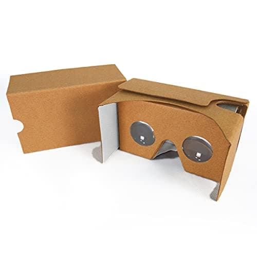 Irusu VR Cardboard with HD 34mm Lens for Great Virtual Reality Experience for Android and iOS mobiles.Certified by Google.