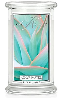 Kringle & Co.Agave Pastel Large 2-Wick 22 oz 100 Hour Hour Jar by Candles