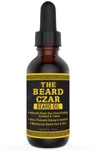The Beard Czar- Beard Oil- Naturally Keeps Your Beard Healthy, Groomed, and Tamed- Helps Eliminate Itching and Dandruff- Moisturizes Beard Hair and Skin- Argan Oil- Nourish Your Beard!