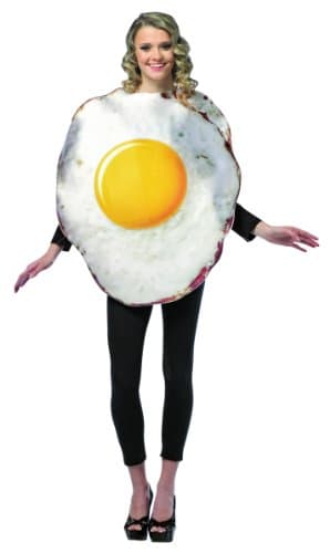 Adult Fried Egg Costume - Adult Std.