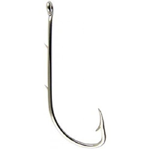 50 x Longshank Baitholder hooks in Nickel/silver: SIZE 4's thru' to 5/0's