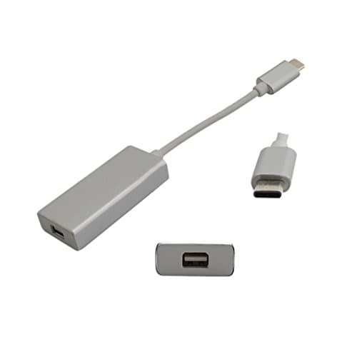 USB Type C Adapter to Mini DisplayPort, USB-C to Mini DP Adapter Cable, 4K@60Hz, Supports 4K UHD resolution for New Apple Macbook 2017 and Thunderbolt Interface Monitor, ChromeBook Pixel (GOLD)