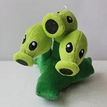 Plants Vs Zombies 2 Threepeater Plush 16cm Tall