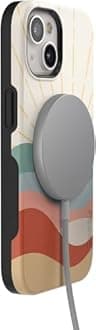Casely iPhone 14 Case | Here Comes The Sun | Colorblock Sunset | Compatible with MagSafe | Bold Protective Design