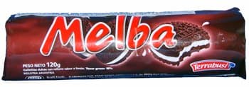 Melba Galletitas Dulces Con Relleno Sabor a Limon 120gr 8 Pack