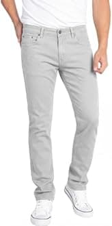 WULFUL Men's Slim Fit Skinny Stretch Comfy Denim Jeans Pants