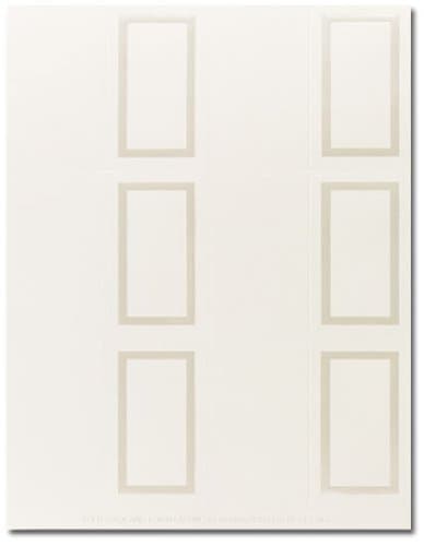Pearl Bordered Ivory Printable Placecards - Pack of 60
