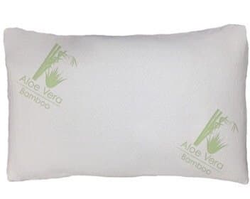 Wolf Home Goods Bamboo Pillow Shredded Memory Foam Hotel Quality Pillow-Hypoallergenic Zipper Stay Cool Bamboo Cover-Queen Pillow