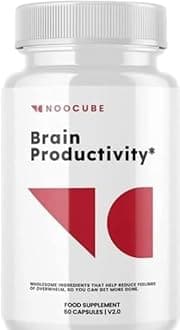 NOO-Cube Brain Productivity Pills Cognitive Enhancer Pills, 60 Capsules