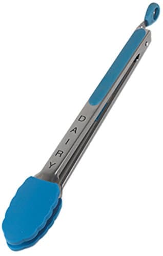 The Kosher Cook Locking Tongs, Dairy, Ocean Blue