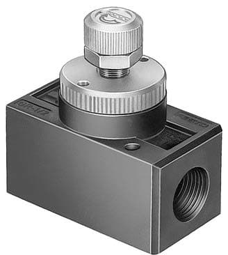 Festo GR-3/8-B In-Line Installation One-Way Flow Control Valve, 1010l/min, G 3/8-inch Connection