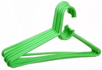 Plastic Clothes Hanger Set of 100 Clothes Hnager for Wardrobe Garments Hanging Green