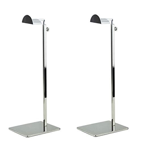 2pack of Metal Handbag Rack Display Single Side Adjustable Handbag Display Stand (Mirror)