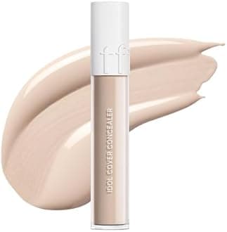 TFIT Idol Cover Concealer - Full Coverage, Lightweight, Sweat & Water Proof, Long-lasting, Lightweight, Conceales Dark Circles, Fine Lines, Redness, 0.22 Oz. (P01 Petal Beige, 0.22 Oz.)