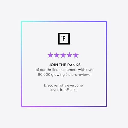 IRON °FLASK Camping & Hiking Hydration Flask with Spout, Wide Mouth Insulated Stainless Steel Sports Water Bottle - 40 oz Elemental Gray