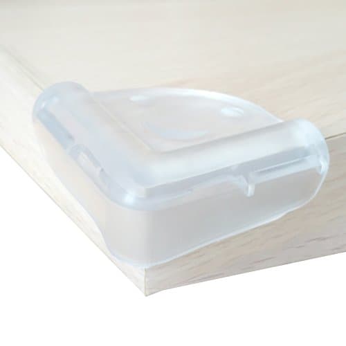 Corner Guards - 8-Pack JamHooDirect Premium Clear Corner Edge Protector - Table Furniture Bed Baby Proofing Cushion Corner Guards Bumpers - Non Toxic & Keep Children Safe Around The House (Rectangle)