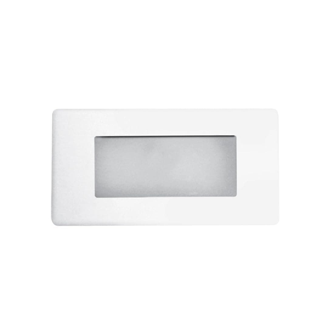 Elco Lighting Open Faceplate for ELST11W Step Lights - Wall Cover Plate & Versatile Light Fixture Cover for Ceiling, Recessed, and Stair Lighting