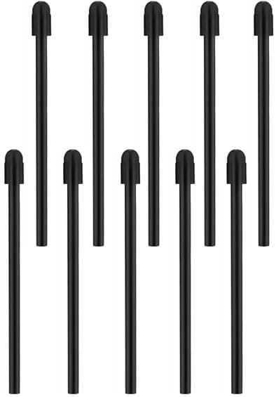 10pcs Marker Pen Tips/Nibs Soft for Max Lumi 2, Boox Pen 2 Pro, Note Air 2, Note Air 2 Plus, Nova Air C, Tab X Stylus Pen Replacement Nibs/Tips Soft (10pcs Black)