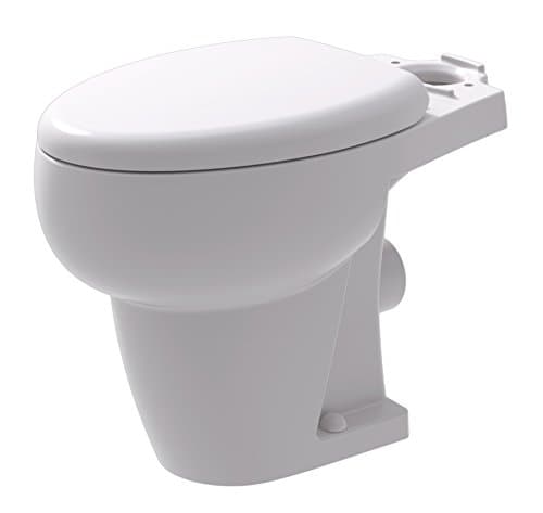 Macerating Elongated Toilet Bowl, White