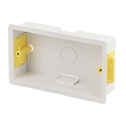 Appleby Plastic Double Dry Lining Drywall Box 35mm (Colors May Vary)