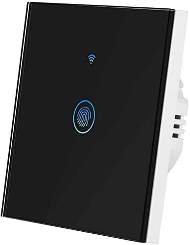 Konesky WiFi Smart Touch Switch, Wall Switch 1 Gang Wireless Light Switch Work with Alexa Google Home Remote Control (Neutral Wire Needed)