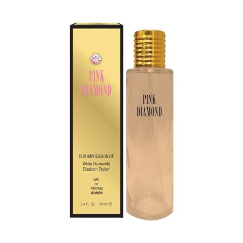 Pink Diamond Impression Perfume for Women, 3.4 oz | Long-Lasting Eau de Toilette with Orange, Neroli, and Italian Orris Root