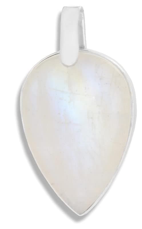 ERCE Rainbow Moonstone Pendant Gemstone 925 Sterling Silver