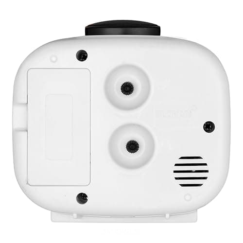 SLOVAN QUARTZ Plastic Beep Table Alarm Clock - 9 CM X 11 (Black)