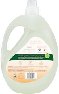 Biokleen Laundry Detergent Liquid, Concentrated, Eco-Friendly, Non-Toxic, Plant-Based, No Artificial Fragrance, Colors or Preservatives, Citrus Essence, 150 Ounces - 300 HE Loads/150 Standard Loads